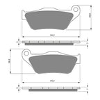 GOLDfren Brake Pads GF262 - S3
