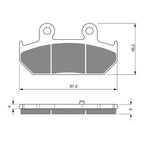 GOLDfren Brake Pads Sintered Sports GF265 - S3 ( PH356 )