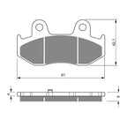 GOLDfren Brake Pads Sintered Sports GF267 - S3 ( PH355 )