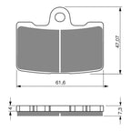 GOLDfren Brake Pads Sintered Sports GF269 - S3 ( PH395 )