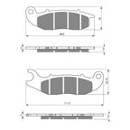 GOLDfren Brake Pads GF278 - K5