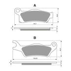 GOLDfren Brake Pads GF310 - K1