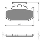 GOLDfren Brake Pads Off-Road Racing GF317 - K5