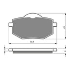 GOLDfren Brake Pads GF322 - S3