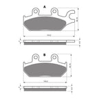 GOLDfren Brake Pads Off-Road Racing GF345 - K5