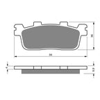 GOLDfren Brake Pads Sintered Sports GF355 - S3 ( P441 )