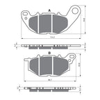 GOLDfren Brake Pads Sintered Sports GF369 - S3 ( P489 )