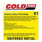 GOLDfren Brake Pads GF376 - K1