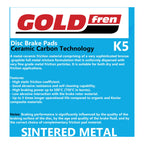 GOLDfren Brake Pads GF379 - K5