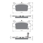 GOLDfren Brake Pads Off-Road Racing GF382 - K5 ( PR524 )