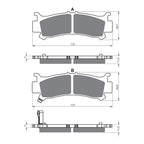 GOLDfren Brake Pads Off-Road Racing GF384 - K5 ( PR523 )