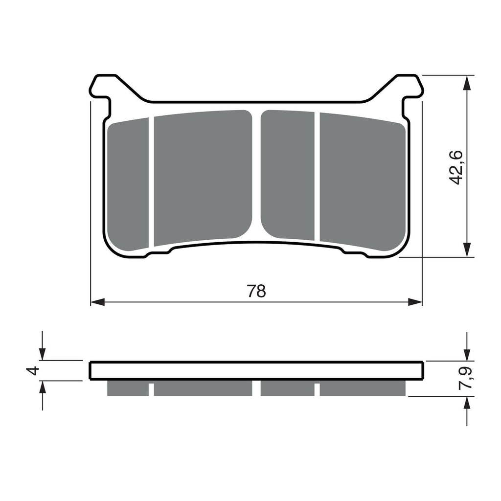 GOLDfren Brake Pads GF386 - S33