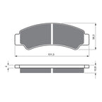 GOLDfren Brake Pads Off-Road Racing GF389 - K5