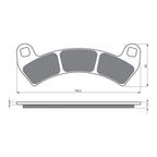 GOLDfren Brake Pads Off-Road Racing GF391 - K5