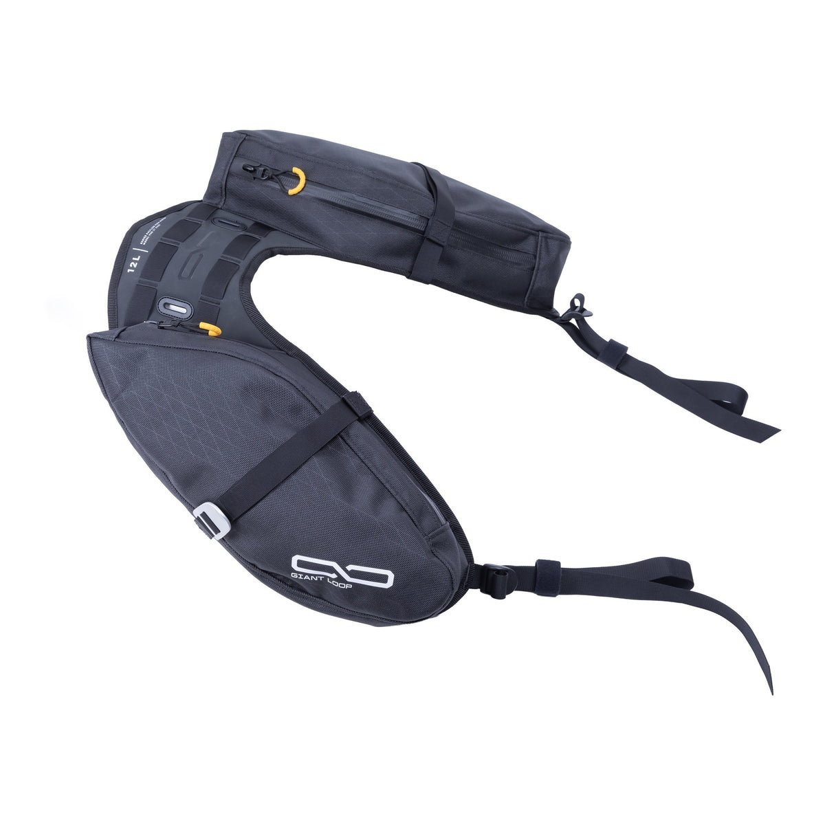 Giant Loop Mojavi Saddlebag Zip '26 - Black (12L)
