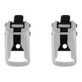 Leatt Buckle 5.5 Pair - Forge