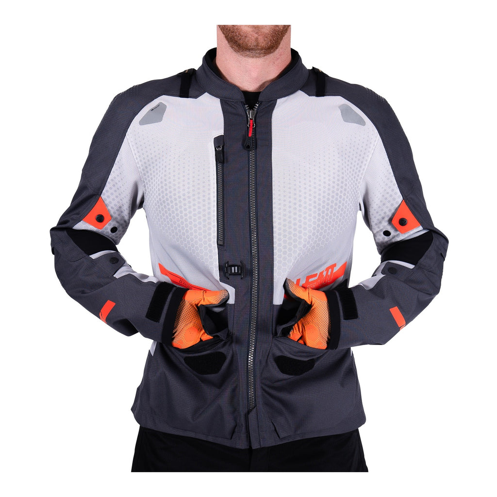 Leatt 5.5 ADV FlowTour Jacket - Iron