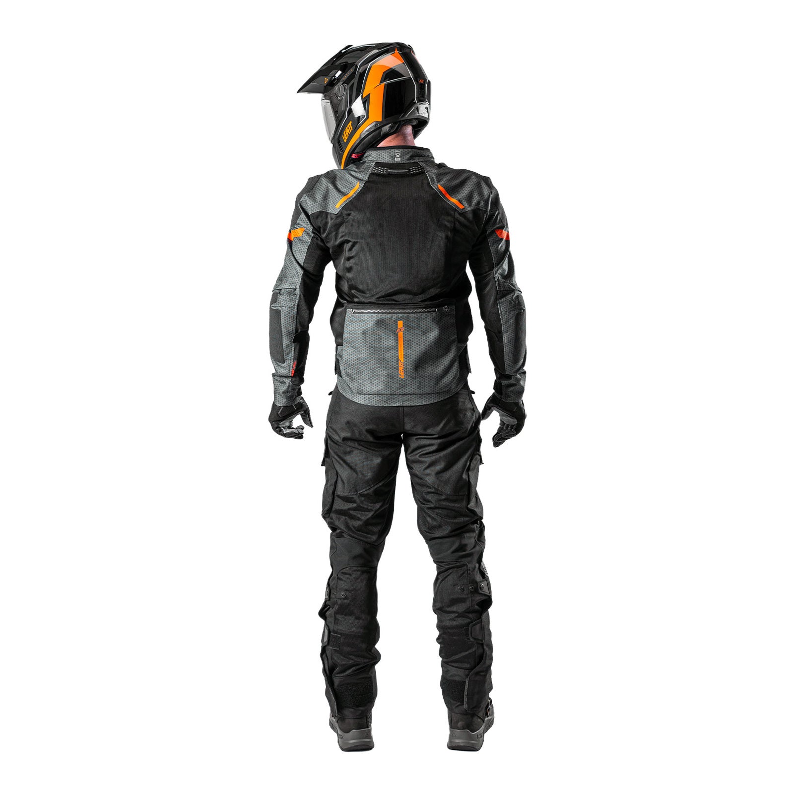Leatt 4.5 ADV FlowTour Jacket (Short) - Iron Grey