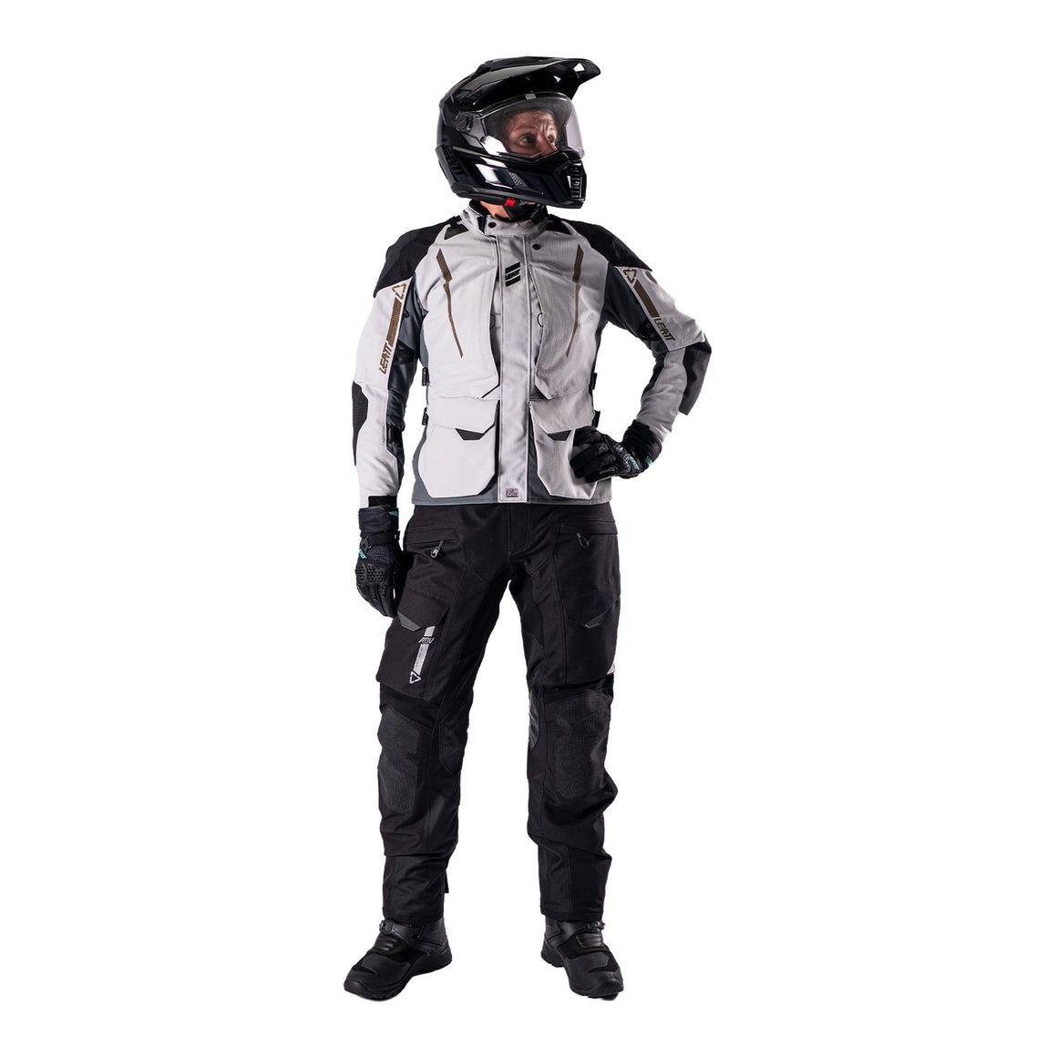 Leatt 5.5 ADV DriTour Women's Jacket - Steel Grey