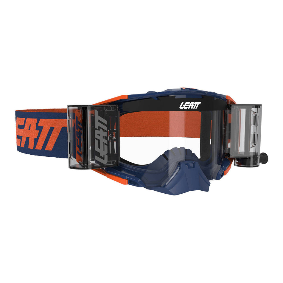 Leatt 6.5 Velocity Google Roll-Off - Ink Orange / Clear