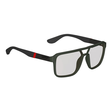 Leatt TheViz Sunglasses Pyrenees - Satin Green Polarized Silver 20 VLT