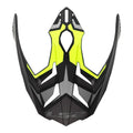 LS2 MX701 Focus Helmet Peak - M. Titanium H-V Yellow