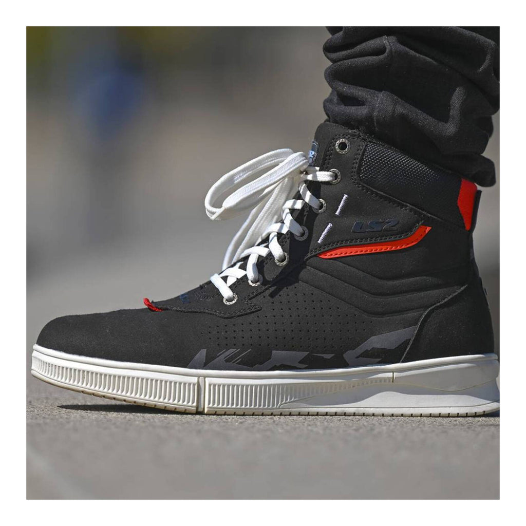 LS2 Chrome Boot - Black