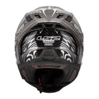 LS2 FF807 Dragon Carbon Enthum Helmet - Black / Silver 06