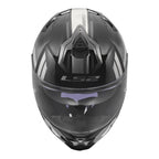 LS2 FF817 Challenger II Nitro Helmet - Black / Grey