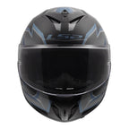LS2 FF820 Rapid III Xtrem Helmet - Black / Blue Petrol