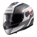 LS2 FF908 Strobe II Monza Helmet - White / Blue / Red