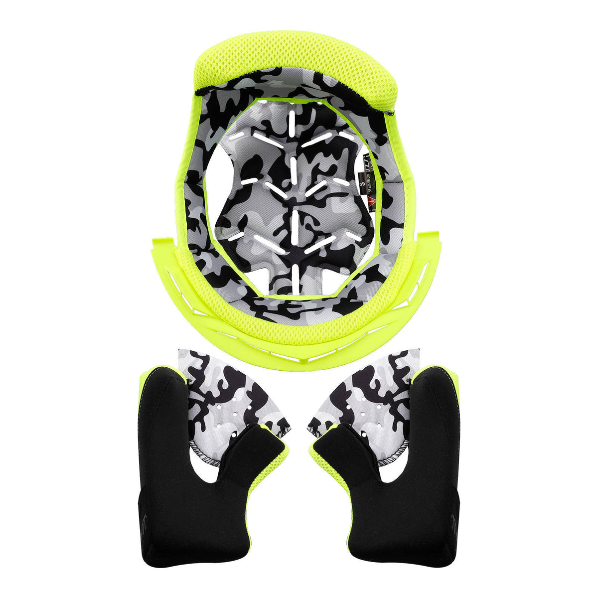 LS2 MX437 Fast Evo Liner -  Hi-Vis Yellow (3XL)