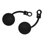 Whites Mirror Pair Universal Folding Enduro 7/8 Black