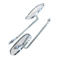 Whites Mirror Aprilia Scarabeo (Pair) - Chrome