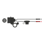 Oxford USB Dual Socket - Handlebar Mount