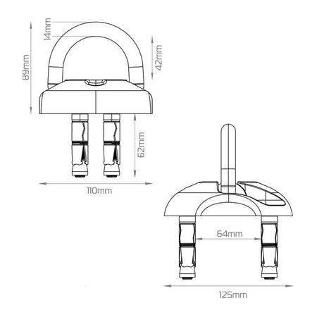 OXFORD ANCHOR FLAT - GROUND & WALL OXFORD ANCHOR KIT