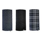 Oxford Comfy - Black & White Tartan (3 Pack)