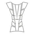 Oxford Sheer Arrow Tank Pad - Silver