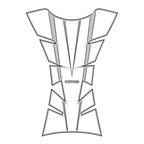 Oxford Sheer Arrow Tank Pad - Silver