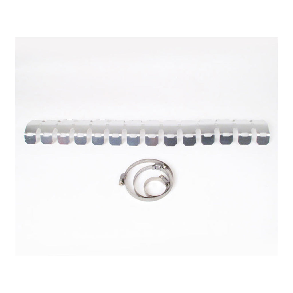 Whites Head Pipe Guard with Clamp - Silver