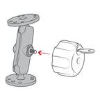 RAM Key Lock Knob with Brass Insert for B Size Socket Arms