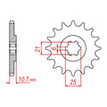 MTX 331 Steel Front Sprocket #630 (10-405)