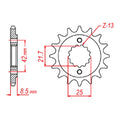MTX 512 Steel Front Sprocket #520 (10-269)