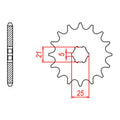 MTX 567 Steel Front Sprocket #530 (10-021)