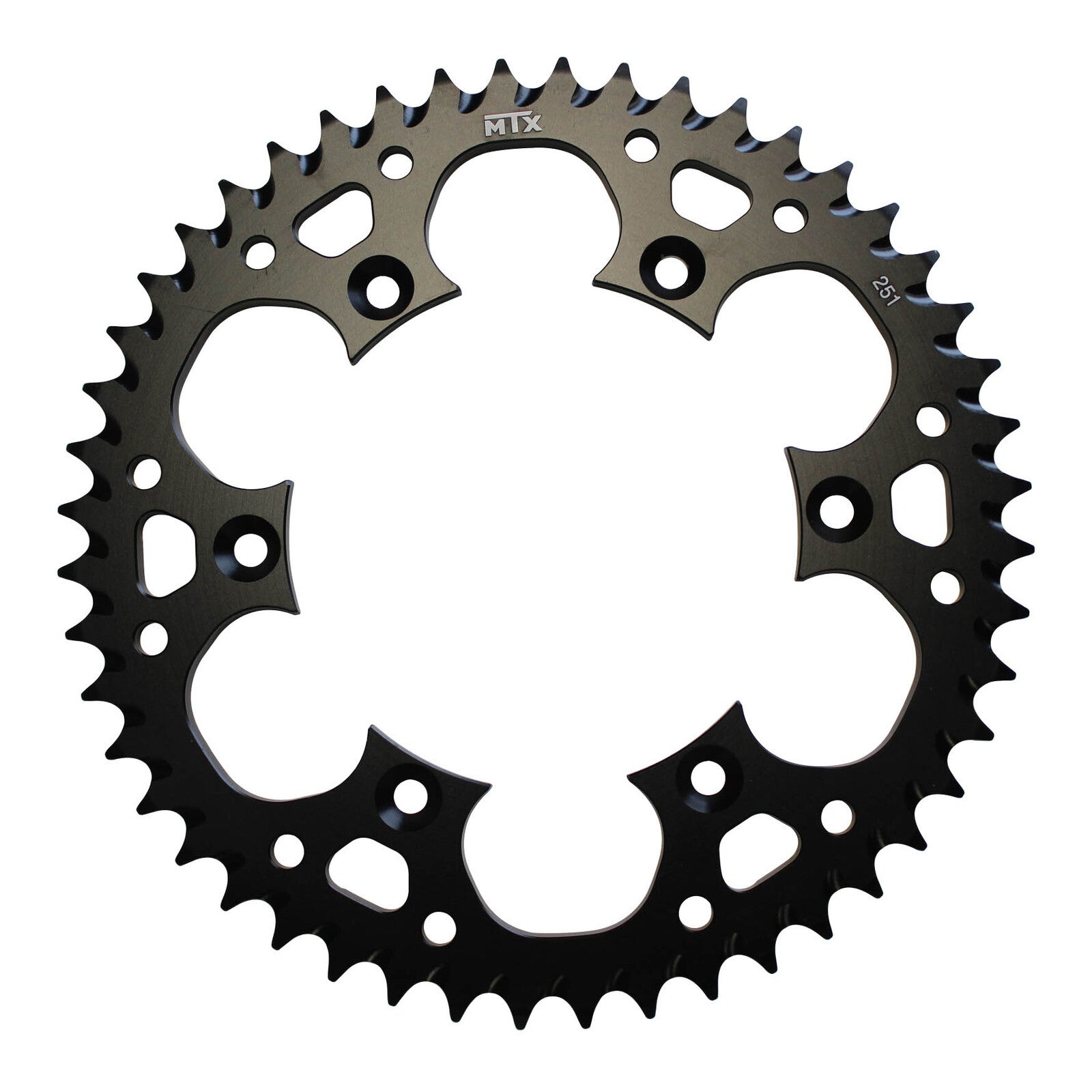 MTX 251 Zero Aluminium Rear Sprocket #520 - Black (11A-428-BLK)