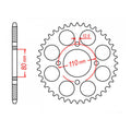 MTX 333 Steel Rear Sprocket #630 (11-405)
