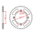MTX 215 Steel Rear Sprocket #420 (11-4GC)