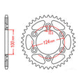 MTX 745 Steel Rear Sprocket #525 (11-745)