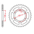 MTX 009 Steel Rear Sprocket #520 (11-BM9)