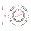 Rear Sprocket MTX Zero Alloy MX 894 48T #420 11A-KMX-48BLK